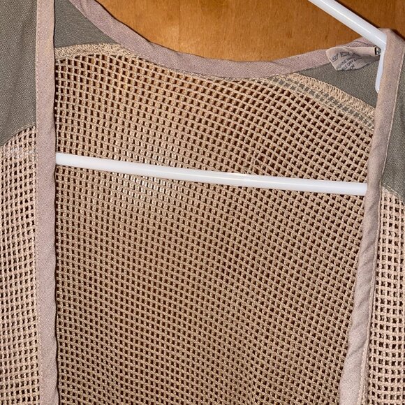 Ex Officio Men's Mesh Fishing Vest Hiking Outdoor Cargo Khaki Size XL - Picture 7 of 7